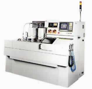 Wafer-Schleifmaschine (Wafer Grinding Machine)
- mit Schleifspindeln zur Grob- und Feinbearbeitung, Wafer-Transporteinheit mit Lade- und
  Entladearm, Vakuum-Spannvorrichtungen mit Vakuumpumpe, Kassetten-Port, Wafer- 
  Trockeneinheit, Waferstärke-Messeinheit, Bedien- und Anzeigeelementen in einem 
  Standgehäuse (Abbildung siehe Anlage),
- zur Durchführung von Schleifvorgängen an Halbleiterscheiben (wafers) aus Silizium, anderen 
  keramischen Stoffen (kennzeichnender Hauptverwendungszweck) und Metall,
- geliefert mit benötigtem Montage- und Instandhaltungswerkzeug.

"Werkzeugmaschine zum Bearbeiten von keramischen Waren oder ähnlichen mineralischen
Stoffen - kombinierte Maschine aus Schleifmaschine (kennzeichnende Haupttätigkeit) zum 
Bearbeiten von Silizium (kennzeichnender Hautpverwendungszweck) und Messgerät, geliefert 
mit Montage-und Instandhaltungswerkzeug"