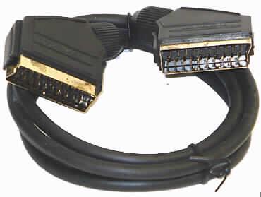 Scartkabel, (Abb. siehe Anlage),
- mit einer Länge von 1,5 m, an beiden Enden mit einem Scartstecker ausgestattet,
- für eine Spannung von weniger als 1000 V.

"Isoliertes elektrisches Kabel, kein Koaxial- oder Zündkabel, für eine Spannung von 1000 V 
oder weniger, mit Anschlussstücken, nicht von der für die Telekommunikation verwendeten 
Art - Scartkabel"