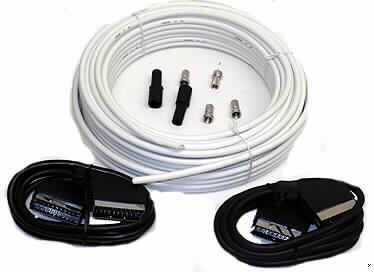 SAT-Anschlussset,
- 25 m langes Kabel mit einem Innenleiter aus Kupfer, einem Dielektrikum und einem 
  Außenleiter-Geflecht, in einem Außenmantel aus Kunststoff, 
- gemeinsam in einem Karton mit zwei Scartkabeln, vier F-Verbindern und zwei 
  Dichtungstüllen, (Abb. siehe Anlage)
- zur Verbindung des SAT-Spiegls/LNB mit Receiver und TV- oder Videogerät.
Charakterbestimmender Bestandteil der Zusammenstellung ist das Koaxialkabel.

"Isoliertes elektrisches Kabel, Koaxialkabel (Warenzusammenstellung aus einem Koaxialkabel -charakterbestimmend- und Beipack); SAT-Anschlussset"