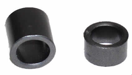 Buchsen
- aus zwei zylinderförmigen Hohlkörpern aus Kunststoff (Teflon) mit den Abmessungen 
  Bauhöhe von 10 mm bzw. 19 mm und einem Außendurchmesser von 18 mm (Abbildung 
  siehe Anlage),
- zur Lagerung und reibungsarmen Führung einer Welle,
- zum Einbau in eine Absperrklappe (Armatur).

"Lagerschalen, nicht für zivile Luftfahrzeuge - sog. Buchsen"