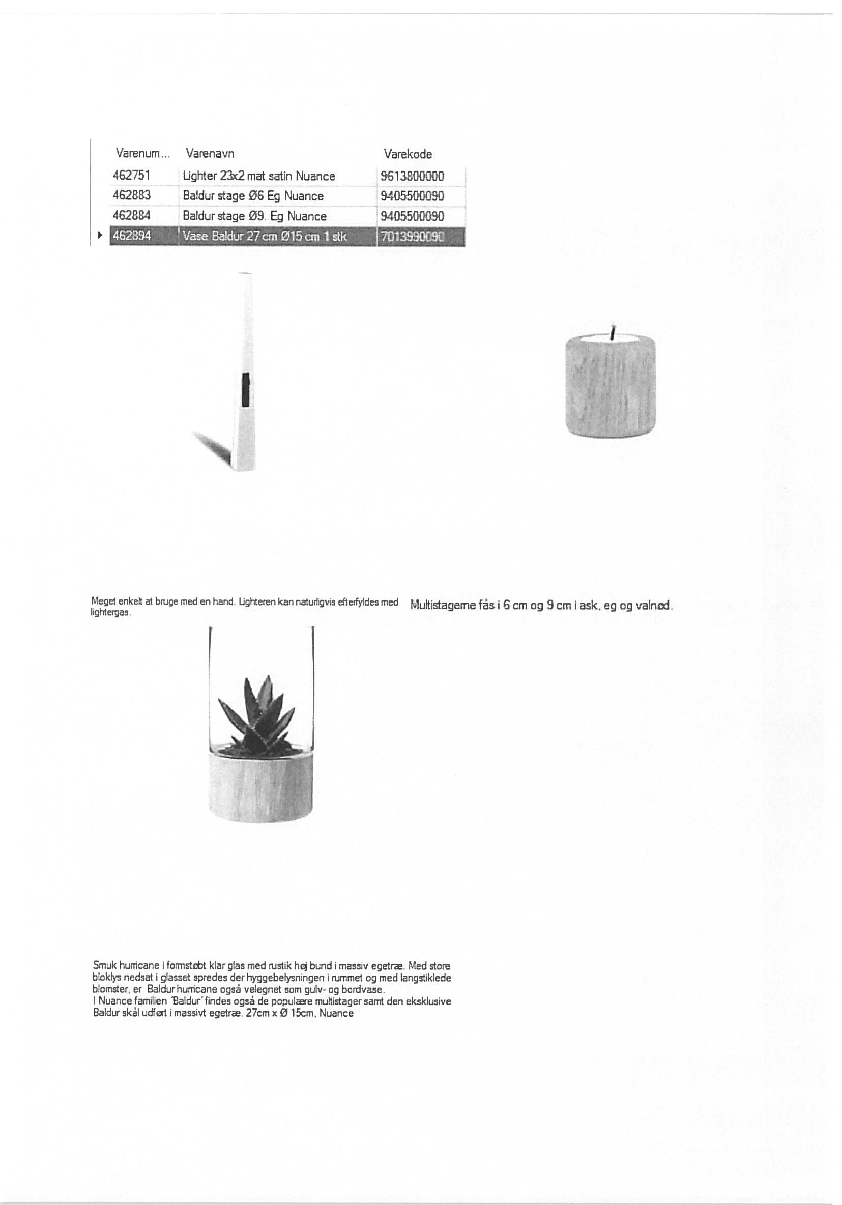 Lighter.

Lighteren er en del af et sæt i detailsalgspakning - Sættet indeholder desuden 2 lysestager og 1 vase.