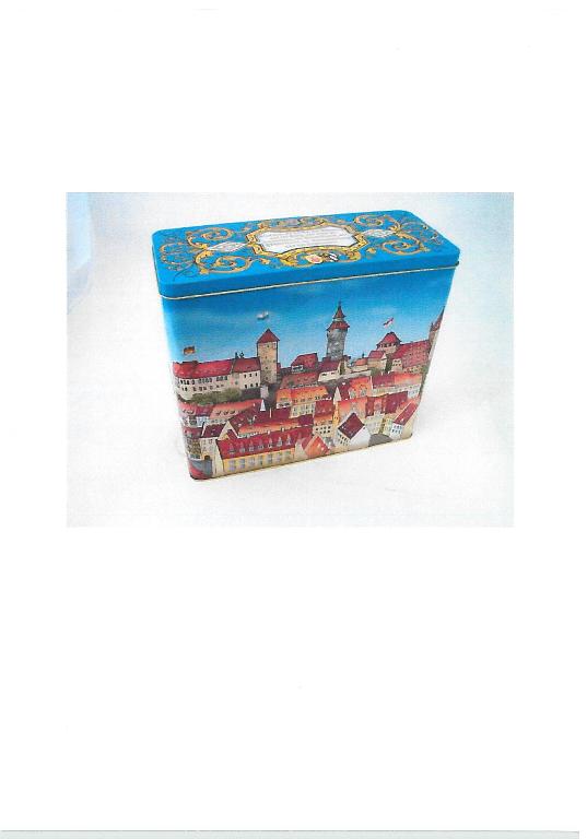 Square tin with slip lid, made of tinplate, thickness 0,23 mm.
Size 120 x 120 x 35 mm

The whole tin is unprinted with a transparent varnish for rust protection.

It is a sales packaging for chocdates and biscuits. The manufacturer can customize the tins with subsequent printing and/or application labels and add the ingredient text and best befoire date after filling this tin.

Thus we suggest classification under tariff number 73102910.