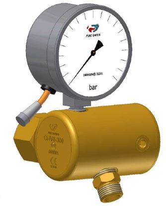 Varen er en skydeventil med en aktuator – Ci IV8 Discharge valve. 

Varen anvendes i fast installerede brandslukningsanlæg, der benytter inertgas som brandslukningsmiddel.

Varens primære funktion er regulering af gasstrømmen i brandslukningsanlæggets rørsystem, ved hjælp af en særlig mekanisme til udløsning af ventilen.

Ci IV8 består af en messing krop, og varen skrues på en gasflaske. I kroppen er der en skydeventil og en aktuator til ventilen. Der er en forskruning til fastgørelse af en slange til rørsystemet, der skal fordele gassen. Der er indbygget en sprængplade til overtrykssikring. Der kan forbindes en slange til pneumatisk aktivering af ventilen. Desuden kan der monteres et manometer med indbygget kontakt, Manoswitch.

Ventilen kan aktiveres på tre måder:
1. Rent manuelt ved at man trykker på en forlængelse af stemplet, der skubber til skyderen.
2. Ved at benytte den pneumatiske aktivering.
3. Med flere gasflasker forbundet i serie vil afgangstrykket fra den første kunne aktivere stemplet i de andre. Efter aktivering lukker ventilen ikke igen, men skal adskilles for at kunne samles i lukket position.

Varen er fremstillet af messing (største bestanddel), rustfrit stål og aluminium.