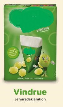 Frugtis til frysning.
Homogen væske bestående af frugtsaft.

Produkt bestående af følgende ingredienser i faldende orden efter vægt:
Ingredienser:
Vand 71 %
Sukker 20 %
Koncentreret frugtsaft* 1-4 % ~ 5-20 % saft
Syreregulerende middel <1 %
Aroma <1%
Farve <1%
Antioxidant <1%

*) Koncentreret frugtsaft: vindrue
Produktet indeholder ikke tilsat glukose, isoglucose eller stivelse