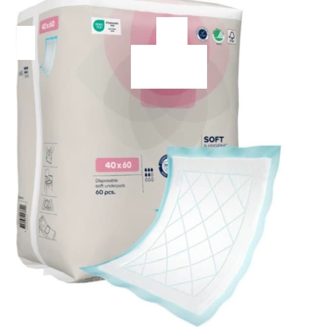 Varen er et fladt, firkantet underlag, som er sammensat af flere lag. Varen har en stoflignende overside og en plastlignende underside. Den har en absorberende kerne. Der er ikke absorberende materiale langs den ydre kant.
Varen er et absorberende underlag til engangsbrug, som kan absorbere vandige væsker. Det er oplyst, at varen kan bruges ved behandling af sår eller andre behandlinger, som kræver underlag ved lægen eller på sygehuset. Det kan anvendes til beskyttelse af senge og brikse på hospitaler, på skadestuer eller i ambulancer.
Efter det oplyste er varen lavet af flere sammensatte lag. Varen har et bundlag af polyethylen, et lag af nonwoven cellulosefibre, en absorberende kerne af cellulosefibre og super absorberende polymer (SAP). Kernen er pakket ind i servietpapir. Lagene er limet sammen.
Varen foreligger i forskellige størrelser fra 60x40 cm til 220x100 cm og er pakket i detailsalgsemballage.