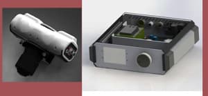 Cabezal óptico constituido por un sistema óptico, un sistema electrónico y un sistema opto-mecánico. El sistema óptico está formado por una lente de alta apertura, una lente de campo, filtros y máscaras, un espejo esférico, un diafragma y un separador dehaz. El sistema electrónico está compuesto por un detector de posición y una circuitería electrónica de control. Está diseñado para su instalación en un microsocpio Nikon para sustituir el condensador de iluminación. Se utiliza como un instrumento de medida en la experimentación en la biología celular y molecular. Se presenta para su venta al por menor con un módulo electrónico de control, cuatro cables, una botella de aceite de inmersión, dos cajas con cubre/porta objetos y una memoria USB con programas informáticos.