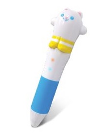 Juguete educativo que se presenta en forma parecida a un lapicero o bolígrafo de plástico (elaborado en su mayor parte con plástico ABS blanco) con una  figura similar a un animal en su parte superior y unas dimensiones aproximadas de 160 x 25 x 37 mm. Este artículo incorpora un sistema de identificación óptica, un altavoz, bluetooth, batería recargable, puerto micro USB, diferentes botones de control (encendido, volumen de altavoz, selector del modo de juego, etc.), etc.
Tiene dos modos de uso: modo lectura, se utiliza con libros, etc., y modo juego. En modo lectura el sistema de identificación óptica reconoce un código que provoca la reproducción de sonidos, extraídos de su base de datos, en el altavoz. En modo juego interactúa, por medio del bluetooth, con tabletas, teléfonos inteligentes, etc.,  en los que previamente se hayan instalado aplicaciones compatibles.
Se presenta conjuntamente con un cable con conectores USB y micro USB.