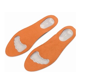 Plantillas, extrafinas, forradas, fabricadas con gel y disponen de zonas de descarga anti impacto que evitan la presión en el talón y en la zona metatarsal. Dispone de tres tallas, S, M y L.
Se presenta para su venta al público en un envase con un par.
Previenen la presión en el talón y metatarsos y alivian el dolor de pies débiles, cansados y delicados.
