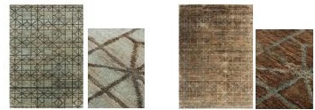 Alfombra de nudo de material textil fabricada a mano. La base es de urdimbre de algodón donde se anuda las fibras de yute nudo a nudo de forma manual. Se cortan las líneas que resultan del anudado dando lugar al pelo.
Las medidas estándar son 170 x 240 cm, 200 x 300 cm, 300 x 400 cm.
Se utiliza para cubrir el suelo.
80% yute y 20% algodón.