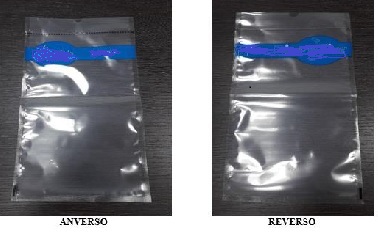 Bolsa de plástico, utilizada para el transporte o envasado de alimentos. No dispone de cierre. Tiene unas medidas de 190 mm x 290 mm.  Rectangular, transparente.
Se utiliza para envasar al vacio productos cárnicos loncheados.
Está fabricada a base de polietileno EVOH Pelable en su mayor parte y de poliéster.