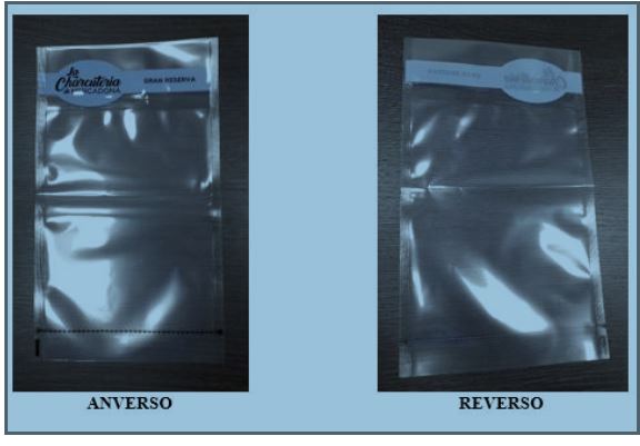 Bolsa de plástico, utilizada para el transporte o envasado de alimentos. No dispone de cierre. Tiene unas medidas de 170 mm x 290 mm.  Rectangular, transparente.
Se utiliza para envasar al vacío productos cárnicos en tacos.
Está fabricada a base de polietileno EVOH Pelable en su mayor parte y de poliéster.