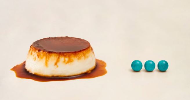Preparación alimenticia de productos de las partidas 0401 0404 consistente en un flan de queso (Mató) elaborado a base de queso, leche, nata azúcar y gelificante.
Se usa para la alimentación humana.