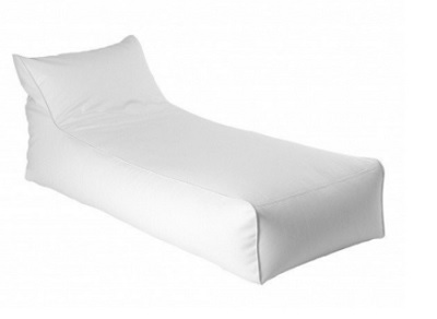 Asiento sin armazón, compuesto por una funda mayoritariamente de   PVC y un relleno interior de perlas de poliestireno.
Se utiliza como asiento.