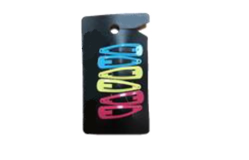 Pinzas para el cabello del tipo clip. Horquillas.
Se utilizan para sujetar el cabello.
Fabricadas en acero al carbono.
Acondicionadas a la venta al por menor en formatos de 6 pinzas. Existen dos tamaños diferentes, de 3 cm y 5 cm.