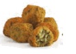 Descripción física: Tres tipos de croquetas congeladas de verduras, unas contienen boletus, otras espinacas, y las últimas tienen puerros confitados. Todas están rebozadas con panko (pan rallado japonés). Se presentan en cajas de 4 bolsas de 2 kg cada una, con un peso total de 8 kilos por caja. Es un producto precocinado.
Concebido para uso alimentario.
Composición: leche, harina, nata, aceite,  panko (harina de trigo, sal, levadura y azúcar)  y boletus o espinacas o puerros.