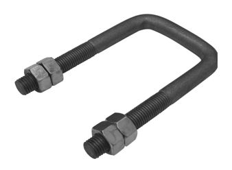 Abarcón consistente en un elemento de sujeción en forma de rectángulo abierto realizado en acero. Esta parcialmente roscado y se presenta con dos tuercas en cada extremo.
Tiene unas medidas de 157 x 102 mm.
Se utiliza en vehículos no automóviles (remolques) para sujetar las ballestas del remoque.
Resistencia a la tracción inferior a 800 MPA.
