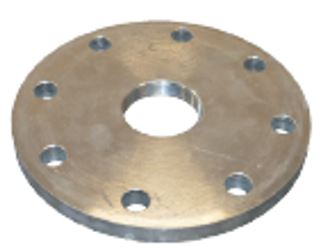 Brida plana con rosca interna.
Se usa como accesorio de tuberías en instalaciones.
Material: acero galvanizado.