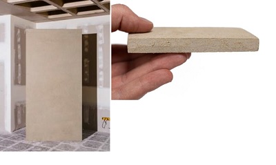 Tablero fabricado con fibras procedentes de lodos primarios de la industria papelera, y residuos de cartón, sometidas a tratamiento enzimático para generar uniones más fuertes entre las fibras, filtración al vacío en molde y posterior prensado. Densidad: 540 kg/m3 .
Se destina a la construcción e interiorismo: puede utilizarse para el equipamiento de tiendas, como revestimiento de paredes y techos, proyectos efímeros y en piezas de carpintería y mobiliario. 
Puede cortarse, taladrarse y lijarse utilizando equipos y procesos semejantes a los que se utilizan para los tableros de madera, tableros MDF o materiales similares.
Dimensión: 2.440 x 1.220 x 12 mm. Tolerancia de grosor: +/- 0,5 mm. 
Peso: 19,3 kg. 
Su color base varía dentro de la gama de tonos beige claro al gris. Las caras del tablero tienen texturas diferentes debido a las mallas filtrantes utilizadas en el proceso de su fabricación.