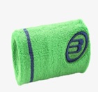 Artículo confeccionado y elástico formado por un tejido de punto tubular.
Utilizado por los deportistas como muñequera para absorber la transpiración.
Composición: 70% algodón, 25% poliéster, 5% spandex (elastano).