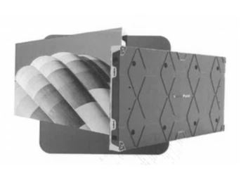 Pantallas led compuestas por un número variable de gabinetes metálicos que a su vez incorporan en su parte frontal módulos formados por diodos LED (cabinets LED). Estos gabinetes metálicos se destinan a unirse al objeto de formar pantallas de grandes dimensiones.
Dependiendo del modelo pueden ser de uso interior, exterior o mixto por lo que se presentan con diferentes resoluciones y niveles de brillo. Todos los modelos están preparados para atornillarse a una estructura externa.
Se presentan conjuntamente con una tarjeta de control por pantalla que hace las funciones de procesados de video y son capaces de reproducir video, texto, etc. El procesador de video y la pantalla se unen por medio de un cable de datos o un cable de fibra óptica dependiendo de la distancia entre ambos. 
Estas pantallas son capaces de reproducir las señales procedentes de una máquina automática para tratamiento o procesamiento de datos a la que se conecta a través de puertos HDMI, DVI, etc. 
Se presentan desmontadas y embaladas en cajas que pueden ser de cartón, de madera o cajas con protección.
Visualización de imágenes, video, texto, etc.