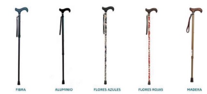 Bastones extensibles fabricados en fibra de carbono o aluminio según modelo que sostienen un peso máximo de usuario de 100kg.
Formados por: empuñadura cómoda y de fácil agarre, cinta de nylon para la muñeca que facilita el transporte del bastón, contera ligera y sistema de regulación en altura con 10 orificios y ajuste con clip para fijación que permite una extensión de 73 a 98 cm. Para usuarios de alturas comprendidas entre 145 a 190 cm.
Todos los modelos vienen acompañados de un manual de usuario que proporciona la información sobre ajustes y las instrucciones de uso.
Concebido como soporte mientras se anda. Se trata de dispositivos para ser utilizados con fines médicos para tratar y/o aliviar una enfermedad, discapacidad, lesión o estado patológico.