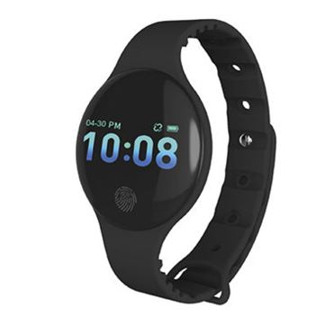 Artículo electrónico diseñada para llevarse en la muñeca como un reloj con pulsera de silicona, pantalla separable TFT en color de 0,98” de diámetro y unas dimensiones aproximadas de 245 x 39 x 11mm.  
Dispone de batería recargable de 90mAh y conectividad Bluetooth. Sus funciones más relevantes son: 
•	Indicador de fecha y hora, admite configuración manual de la hora. 
•	Contador de pasos, distancia y calorías.
•	Monitorización del sueño.
•	GPS si está conectado a un teléfono móvil. 
•	  Recibir notificaciones y aviso de llamadas telefónicas. 
Se presenta conjuntamente con un cargador USB en forma de clip.
Se utiliza fundamentalmente para indicar la hora, como podómetro y como aparato de comunicación.