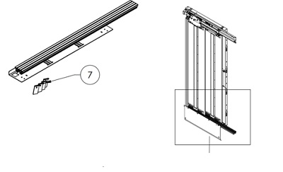 Parte de la cabina de un ascensor denominada “soporte de pisadera” compuesto por dos piezas, de acero y aluminio, unidas por tornillos y tuercas como puede apreciarse en la imagen, fabricada específicamente según un plano técnico.
Actúa como suelo del marco de la cabina del ascensor y como guía, para que los paneles que conforman la puerta de la cabina hagan el recorrido de apertura y cierre.
Peso: 4,404 kg.
Medida: longitud inferior a 1250 mm.