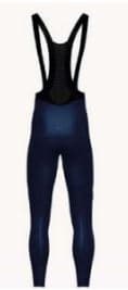 Pantalón largo (culote) confeccionado con fibras sintéticas (86% poliamida, 14% elastano). Dispone de tres elementos: la badana, tirantes y la licra.
Esta prenda lleva la badana y corte, de hombre. Es de invierno.
Se utiliza para la práctica del ciclismo, aporta comodidad, ajuste y 
transpirabilidad sobre la bicicleta.
86% poliamida, 14% elastano.