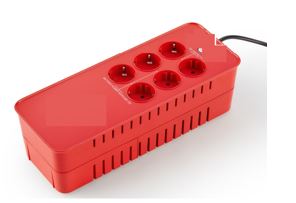 Sistema de alimentación ininterrumpida (SAI) de formato sobremesa (316 x 121 x 94 mm). Dispone de 6 tomas (4 SAI con protección contra sobretensiones y 2 únicamente de protección contra sobre tensiones) e incorpora un puerto de USB, un puerto RJ45 para protección de la línea telefónica, baterías reemplazables, un software de monitorización y gestión, etc. El producto se ofrece tanto en formato de toma europea (schuko) como en formato de toma para el Reino Unido.
Se destina a utilizarse con máquina automáticas para tratamiento o procesamiento de datos protegiendo tanto al PC como a sus periféricos asociados y asegura un suministro de energía eléctrica por tiempo limitado en caso de corte de corriente.