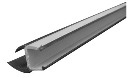 Perfil en doble T realizado en PVC.
Se utiliza en vehículos no automóviles (remolques).
Tiene unas medidas de 500 mm de longitud, 25 mm de ancho.