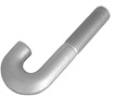 Perno con forma de bastón o gancho, parcialmente roscado, con una resistencia a la tracción inferior a 800 MPa, y que tiene una longitud de 136 mm y una anchura de un extremo a otro de 56 mm.
Se utiliza en vehículos no automóviles (remolques) para atar las cuerdas o cintas de amarre.
Acero cincado de forja 20 mm.