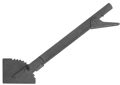 Parte de remolque consistente en una palanca de freno de mano, con una longitud de 545 mm y que se asienta sobre una base de 145 x 110 mm
Se utiliza en vehículos no automóviles (remolques) como freno de mano.
Pletina de acero.