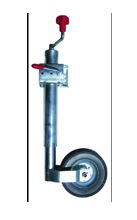 Rueda con diámetro de 200 mm y con montura de chapa de acero, cuyo tubo tiene un diámetro de 60 mm
Se utiliza en vehículos no automóviles (remolques) para dar movilidad al remolque ligero.
La montura es de chapa de acero.