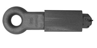 Pieza de acero del sistema de enganche de un remolque que termina en forma de anilla.
Se utiliza en vehículos no automóviles, como por ejemplo en remolques, para engancharlos al tractor.
Tiene una longitud de 315 mm y un diámetro interior de anilla de 40 mm y un diámetro exterior de 100 mm. El ancho es de 70 mm.