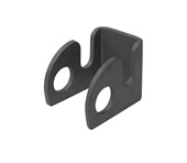 Parte de bisagra (pieza inferior de CRT que, junto a las piezas UCT y SSCT, forma la bisagra), que tiene una longitud de 75 mm, una anchura de 55 mm y una altura de 58 mm .
Se utiliza en vehículos no automóviles (remolques) en la puerta trasera.
Composición: Acero