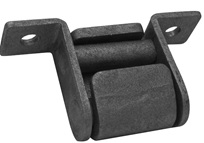 Bisagra realizada en chapa de acero.
Se utiliza en vehículos no automóviles (remolques) como bisagra de la puerta lateral.
Tiene una longitud de 108 mm y la anchura es de 60 mm.