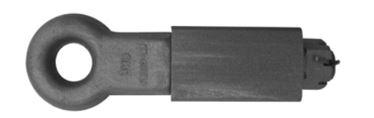 Pieza de acero del sistema de enganche de un remolque que termina en forma de anilla.
Se utiliza en vehículos no automóviles, como por ejemplo en remolques, para engancharlos al tractor.
Tiene una longitud de 315 mm y un diámetro interior de anilla de 40 mm y un diámetro exterior de 100 mm. El ancho es de 50 mm.