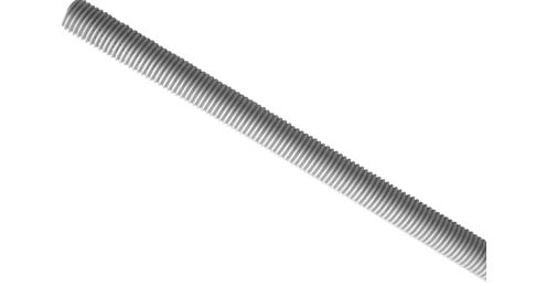 Tornillo cilíndrico sin cabeza constituido por una barra roscada (M16) en toda su superficie, con una resistencia a la tracción superior o igual a 800 Mpa, y que tiene un largo de 1000 mm y un espesor de espiga de 16 mm
Se utiliza para fijar el cierre en las puertas laterales en los remolques.
Acero cincado