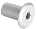 Remache realizado en acero cincado.
Se utiliza en vehículos no automóviles (remolques) para remachar y sujetar la puerta lateral del remolque.
La cabeza tiene un diámetro de 24mm y un hueco hexagonal en el centro, la parte cilíndrica tiene una anchura de 12,5mm.