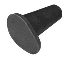 Manufactura de acero consistente en un pasador (bulón), obtenido por estampación, para fijar en los contenedores. Tiene una longitud de 117 mm, la cabeza es ovalada con una longitud de 83 y una anchura de 68 mm.
Se utiliza en vehículos no automóviles (contenedores) para enganchar la cuba a la grúa.
Acero
