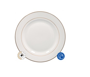 Artículo de uso doméstico consistente en un plato circular, de porcelana, no hecho a mano. Tal y como se importa tiene valor funcional como plato.
Es un plato de porcelana del tipo de los que son utilizados para para el servicio de mesa o cocina. Se utiliza en restaurantes, hostelería y en el hogar. Una vez importado puede ser personalizado y utilizado también como decoración.
Composición: Porcelana.
Se presenta para su venta al público sin soporte.
El soporte se puede adquirir de manera independiente.