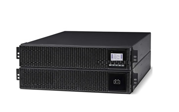 Sistema de alimentación ininterrumpida tipo online que realiza una doble conversión de la corriente y que se presenta en formato torre con posibilidad de configuración en paralelo. Sus dimensiones van desde los 438 x 445 x 85.5 mm hasta los 592 x 438 x 129. El equipo se puede presentar con salidas IEC o UK según modelo y con potencias que van de los 1 hasta los 10 kVA. A partir de 4 kVA se presenta con bornes de conexión. Se destina a utilizarse en sistemas informáticos y de telecomunicaciones en una gran variedad de entornos: redes de voz y datos, centros de proceso de datos, etc. Incorpora puerto Ethernet, interfaces USB y RS-232, software de monitorización, baterías reemplazables, etc. Dispone de la función de convertidor de frecuencia incluso sin baterías.
Según declaración del solicitante asegura el suministro de energía eléctrica por un tiempo limitado en caso de corte de corriente.
