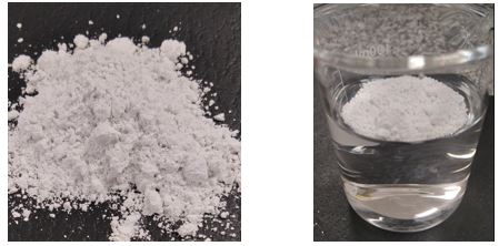 Polvo fino, blanquecino e hidrófobo formado por brucita (hidróxido de magnesio) recubierto con una película de ácido esteárico. Preparación química compuesta por productos naturales con propiedades ignífugas.  Se presenta para su venta en formato de sacos (Big Bag) con peso de 1000 kg o superior según las necesidades del cliente o en sacos de 20 a 25 kg paletizados.
Preparación química con propiedades ignífugas e hidrófugas especialmente indicado para la protección de construcciones.