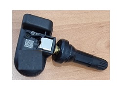 Sensor electrónico de presión (válvula TPMS) que se coloca en las llantas de vehículos automóviles. 

Se trata de un sensor universal y programable que incorpora una válvula de metal o de goma en función del vehículo en el que se instale. Su presión de trabajo es de 1 a 9 bares, sus frecuencias de trabajo son de 315MHz y 433MHz y utiliza una batería de 3 voltios.

Se presenta en un envase individual de cartón que contiene el sensor, un tornillo y la válvula.
Según declaración del solicitante se utiliza para controlar la presión del neumático, enviando una señal al tablero del vehículo si este pierde presión.