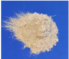 Arcila para uso cosmético a base de iliita amarilla. Sólido pulverulento de color amarillo de granulometría de 44 micras. Se produce moliendo y secando al sol el producto. Se presenta para su venta al por mayor en sacos de 20kg.
Para dar masajes corporales mezclándolo con agua.