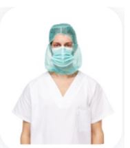 Gorro tipo verdugo, confeccionado con tela sin tejer. Envuelve la totalidad de la cabeza y cuello dejando al descubierto los ojos, lleva incorporado una mascarilla de tres capas, con elástico para adaptar a la cabeza. Un solo uso. 
Se presenta para su venta al público en color verde y en cajas de 500 unidades, cada caja contiene 10 bolsas de 50 unidades.
Se utiliza para protección de uso general contra riesgos menores. Está destinado a usarse en la industria.
Está hecho con fibras sintéticas (polipropileno)