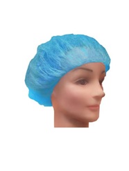 Gorro confeccionado con tela sin tejer, hecho con fibras sintéticas (polipropileno). Envuelve la totalidad de la cabeza y de la nuca dejando la cara al descubierto. Con elástico en todo el perímetro para adaptar a la cabeza. Tiene un diámetro de 21". Un solo uso.
Gorro de protección para uso general, indicado especialmente para el uso en el sector sanitario, médico, socio sanitario, equipamiento de laboratorio, dental, estética, alimentación, limpieza, pintura e industria.
Está hecho con fibras sintéticas (Polipropileno (PP) - 15 gr).
Se presenta para su venta al público en color azul y en cajas de 1000 unidades, cada caja contiene 10 bolsas de 100 unidades.