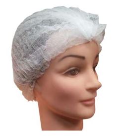 Gorro de polipropileno (PP) de un solo uso, color blanco, confeccionado con tela sin tejer de fibras sintéticas (polipropileno 15 g/m2) con ajuste elástico en todo el borde para una mejor adaptabilidad y un diámetro de 21”.
Gorro de protección para uso general, indicado especialmente para el uso en el sector sanitario, médico, socio sanitario, equipamiento de laboratorio, dental, estética, alimentación, limpieza, pintura e industria.
Está hecho con fibras sintéticas (Polipropileno (PP) - 15 gr).
Se presenta para su venta al público  en cajas de 1000 unidades, cada caja contiene 10 bolsas de 100 unidades.