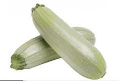 Calabacines blancos a granel.
Concebido para uso alimentario.