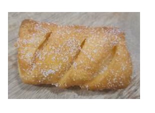 Caña con crema sabor vainilla. Producto de bollería sin gluten relleno de crema sabor vainilla. Contiene más de un 5% de sacarosa. Se presentan envasados de dos en dos unidades, en envase de polipropileno biorientado. Unidad de 70 gramos, en cajas de 2.520 gramos (18 packs por caja).
Apto para la alimentación humana.